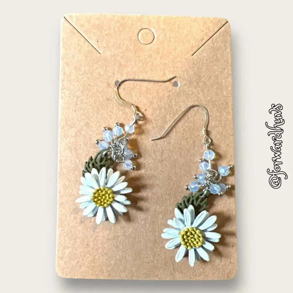 Bundle Sale 3 for $15 | Daisy Dangle Earrings